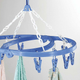 Clip hangers are great for apartment dwellers that are short on space, and can turn your shower rod into a really useful drying rack.